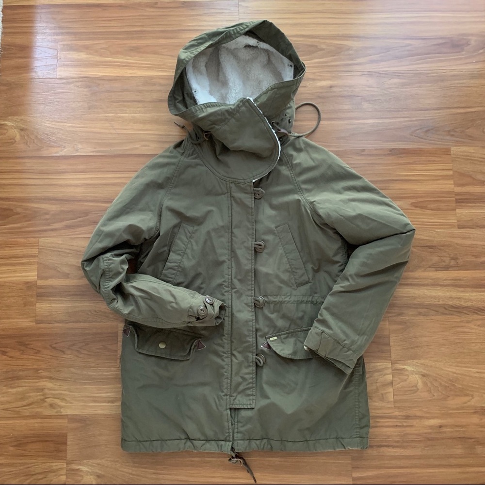 OBEY women’s hooded insulated parka jacket